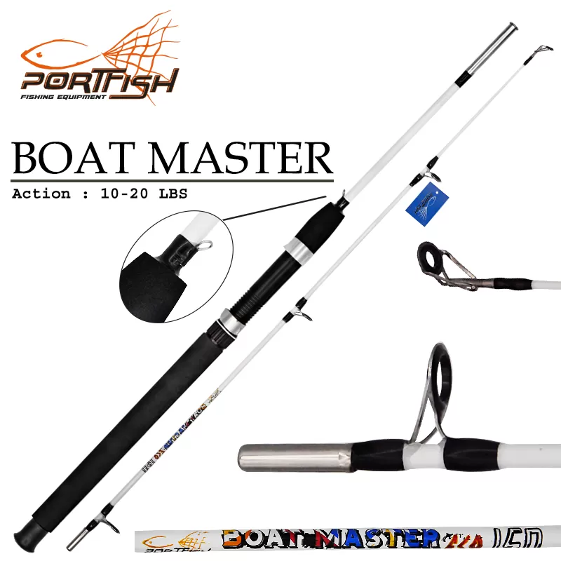 Portfish Boat Master Eco Tekne Kamışı 120 cm  10 -20 Lbs  - Beyaz
