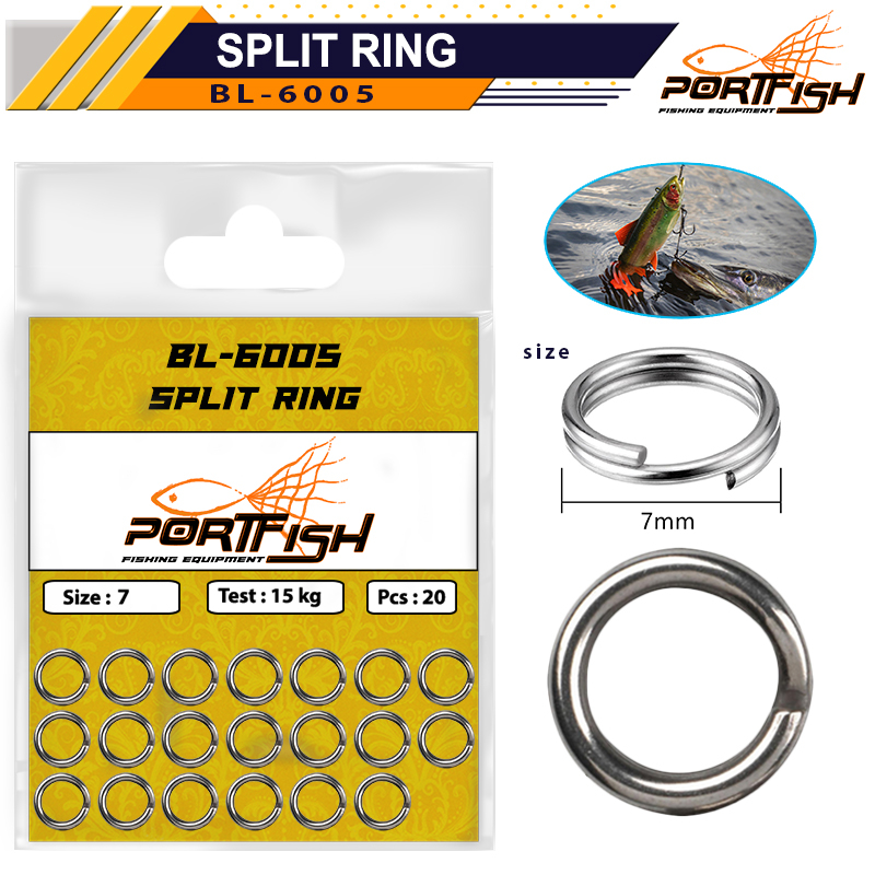 Portfish BL-6005 Split Ring Kaşık Halkası