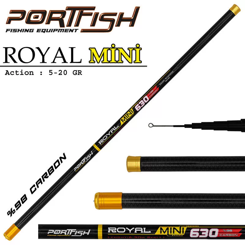 Portfish Mini Royal Carbon Göl Kamışı 540 cm 5-20 gr