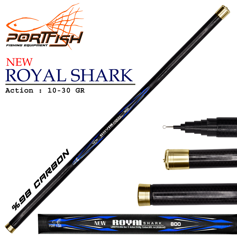 Portfish New Royal Carbon 600cm 10-30gr Göl Kamışı