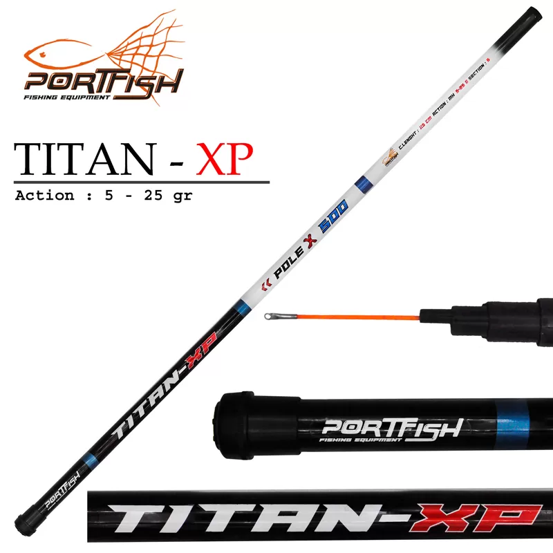 Portfish Titan-Xp  Göl Kamışı 300 cm 5-25 gr