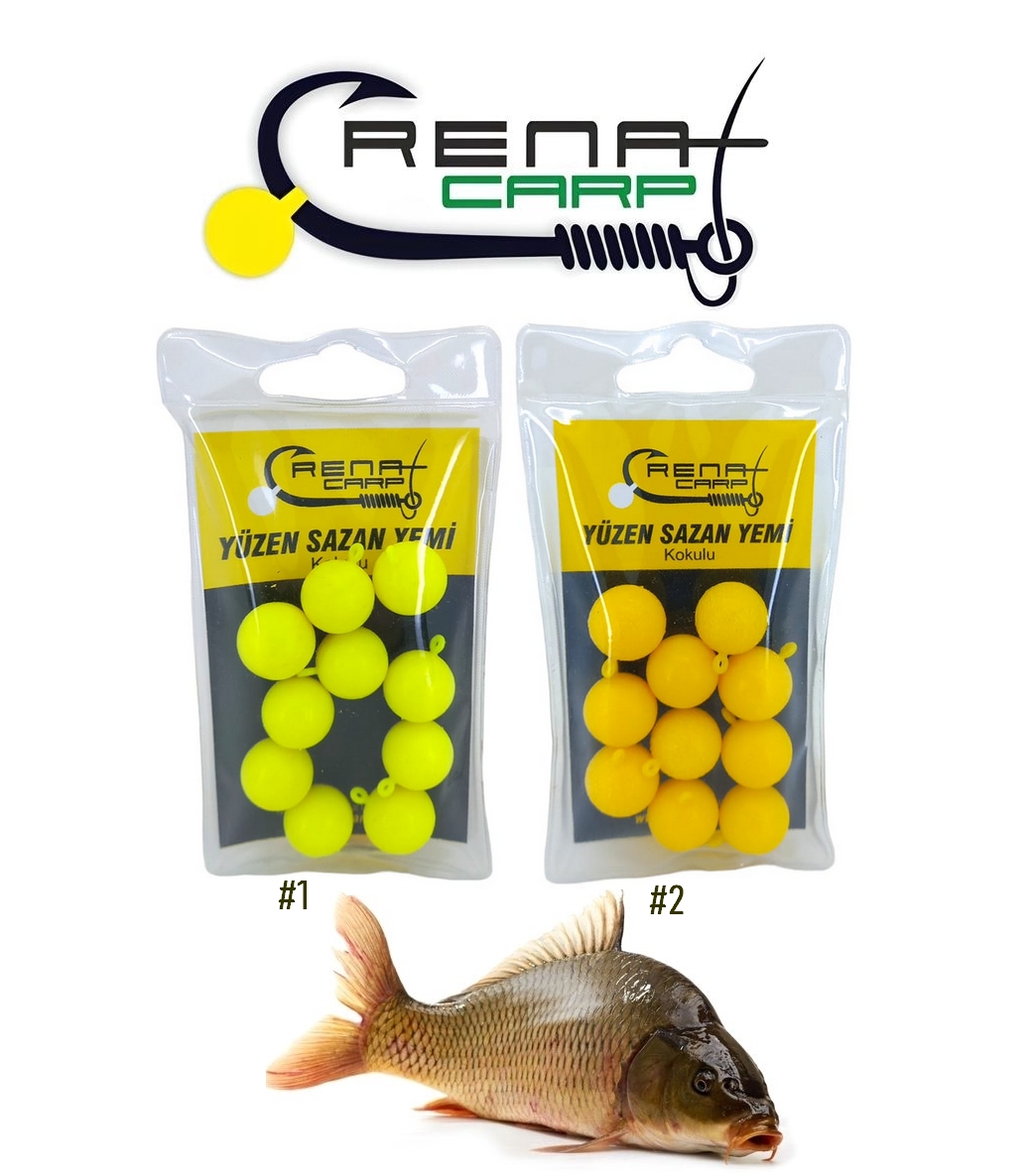 Renat Carp  Büyük Boy 10P Vanilya Kokulu Pop-Up Sazan Dip Yemi