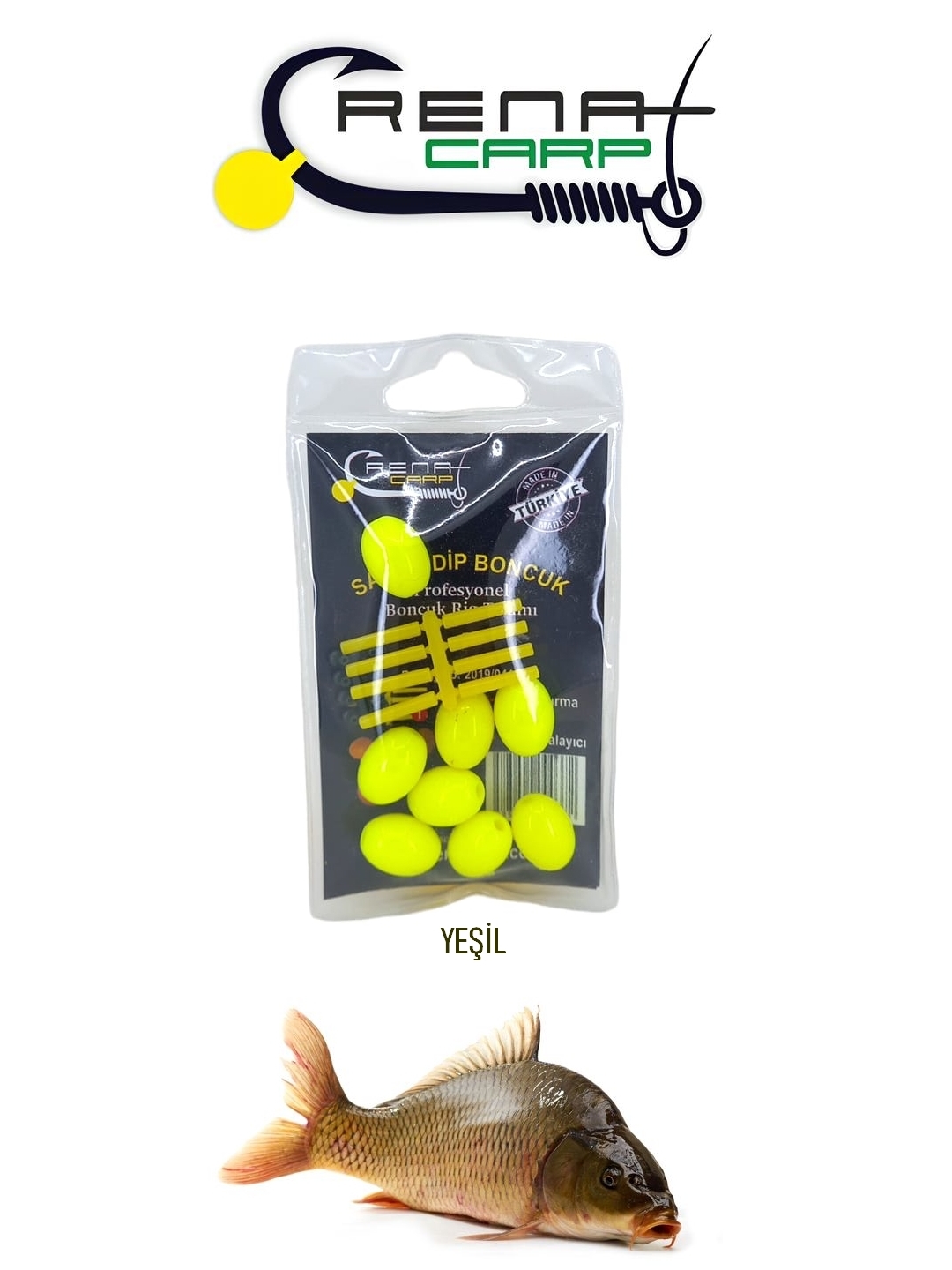 Renat Carp Vanilya Kokulu Elips Sert Boncuk Sazan Dip Yemi