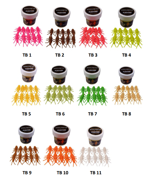 RenatBaits 10P Exclusive TroutBait Floating Cheese Peynirli Taş böceği Sahte Yem