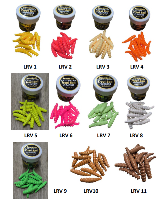 RenatBaits Exclusive Trout Bait Floating Larva Yem