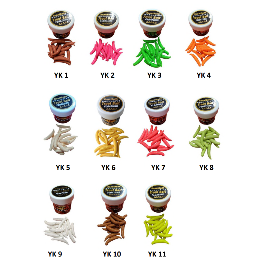 RenatBaits Exclusive TroutBait Floating Cheese Peynirli Super Worm Kurt Yem