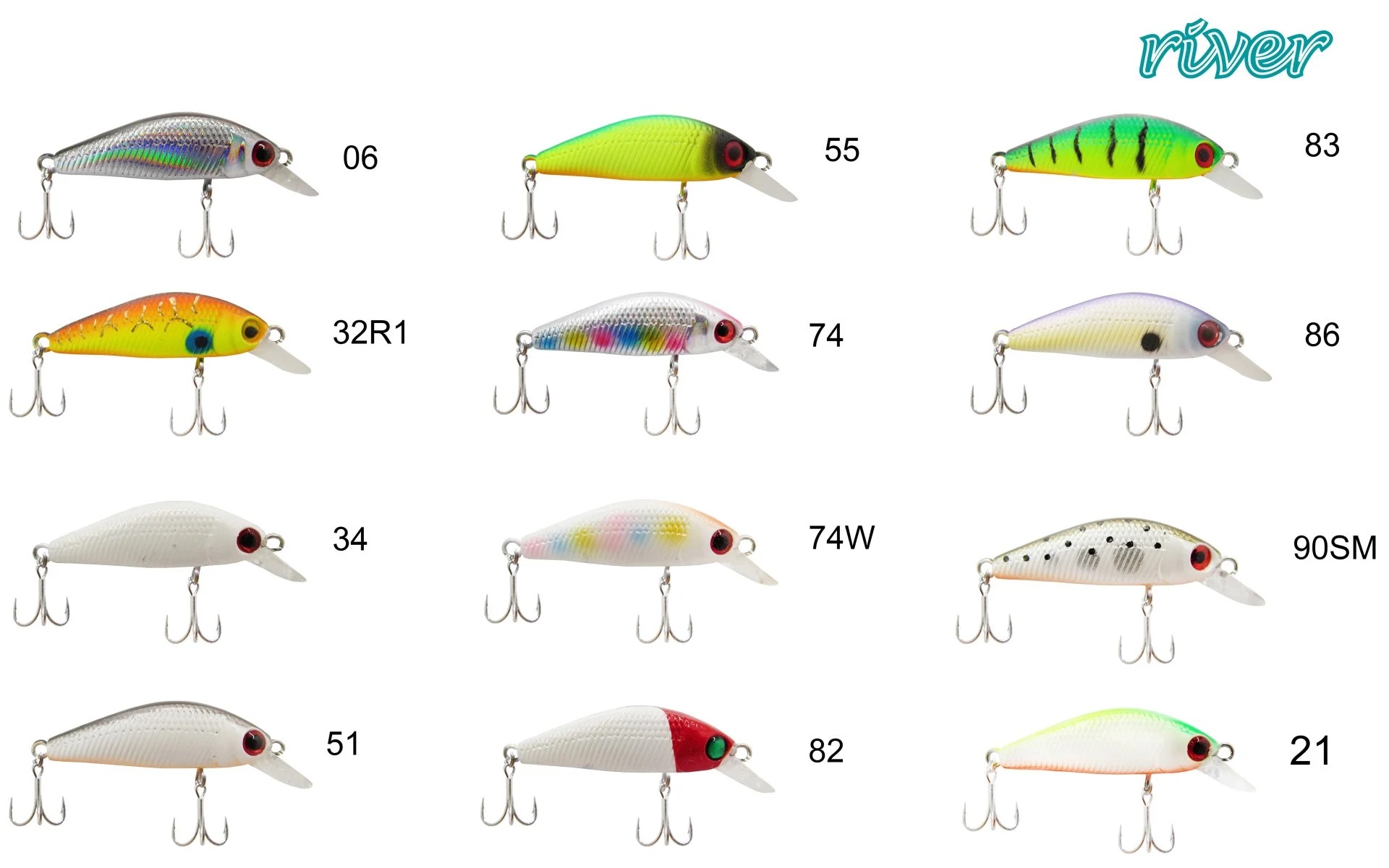 River Little Jack 35F 3.5Cm 2.3gr 0.30M Maket Balık