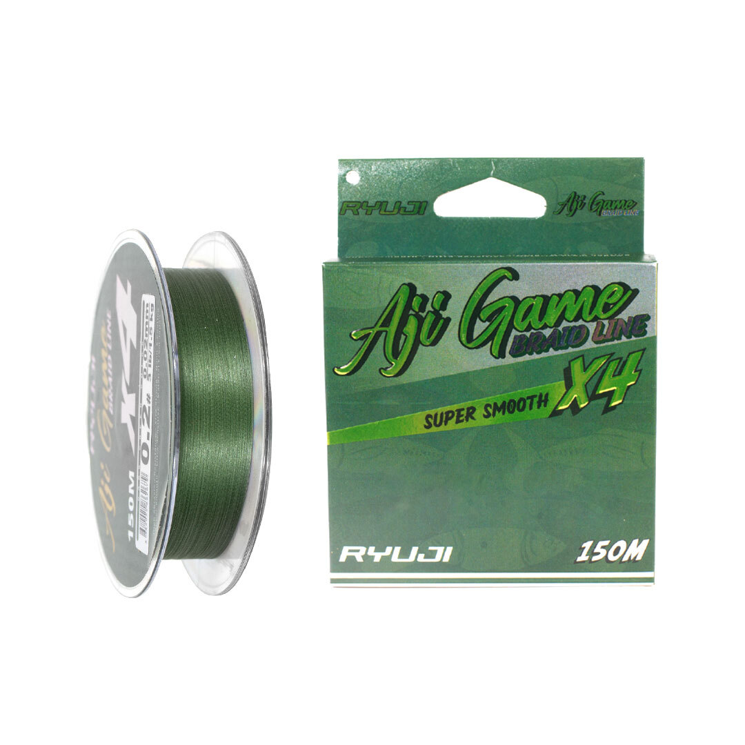 Ryuji Aji Game Braid Line 4X 150m Dark Green İp Misina