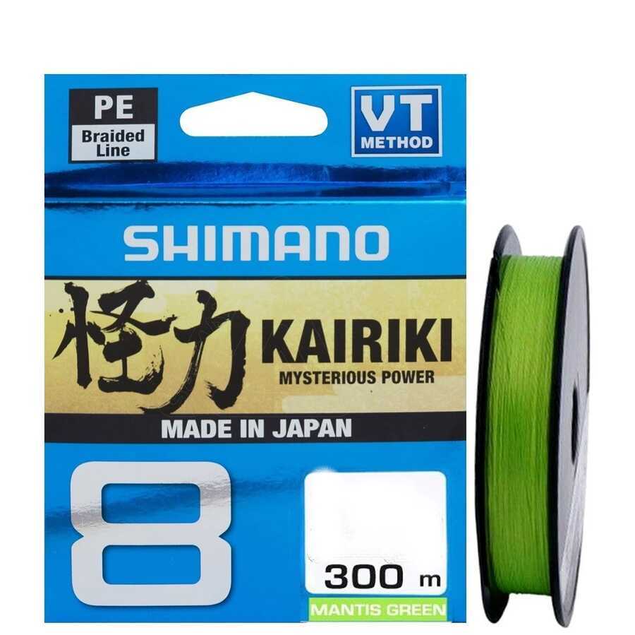 Shimano Kairiki 8X 300m PE Mantis Green Örgü İp Misina