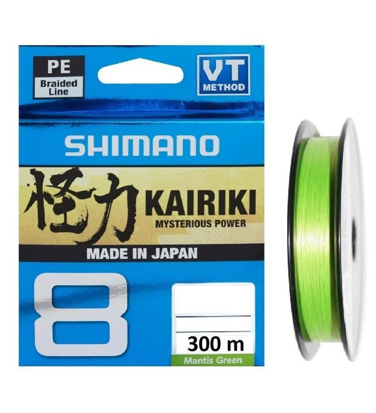 Shimano Kairiki 8X 300m PE Mantis Green Örgü İp Misina