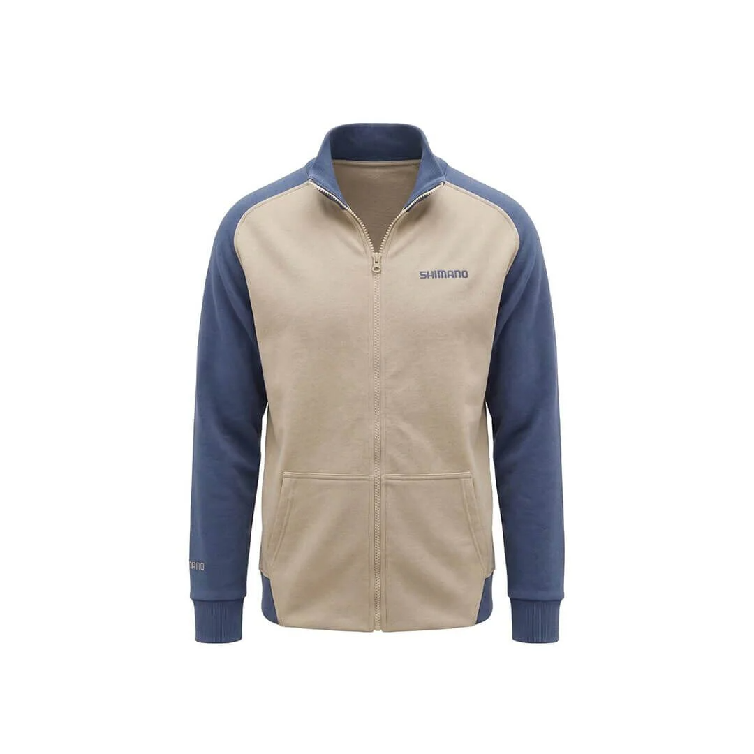 Shimano Zipper Sweatshirt Beige / Indigo Polar Çeket