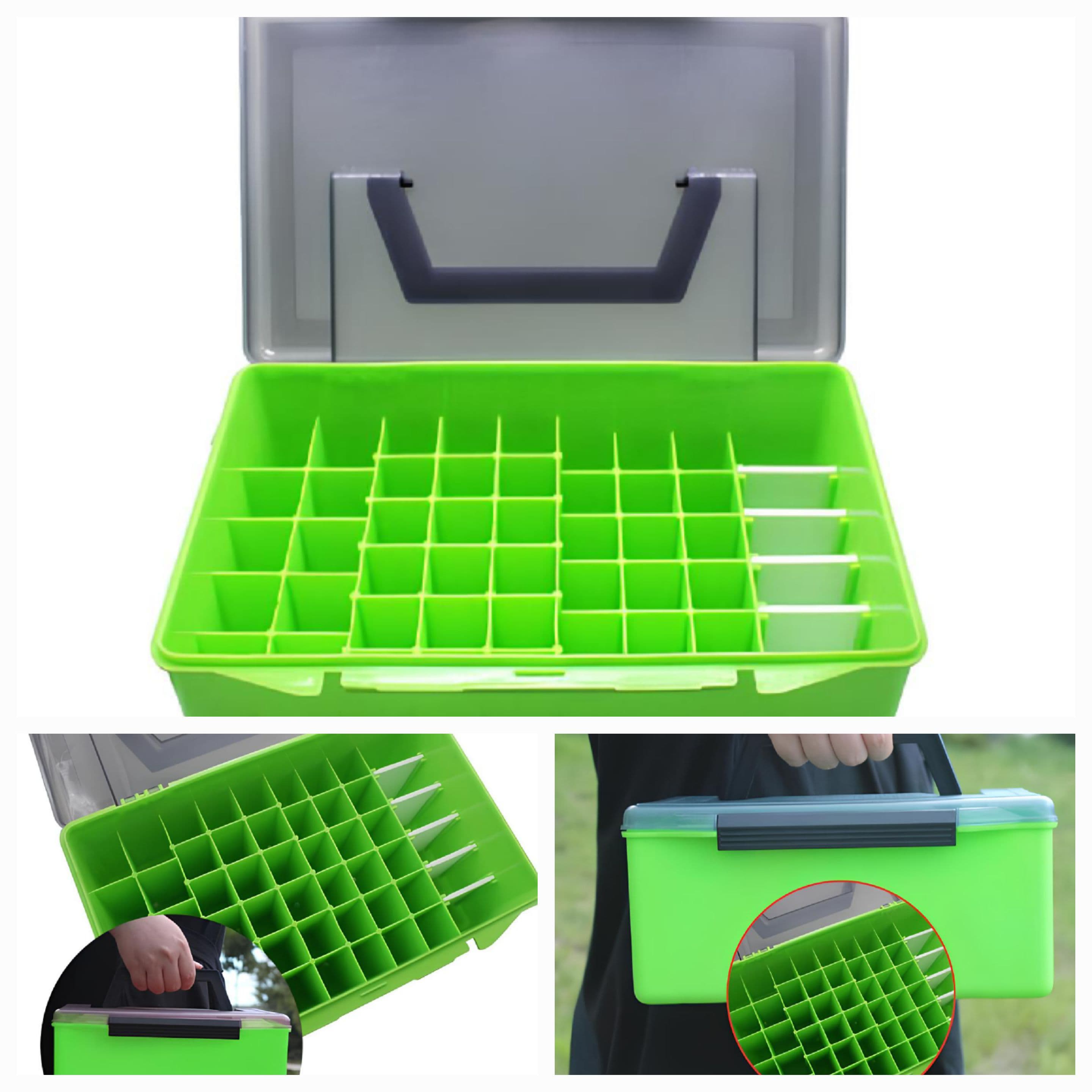 Shufa 52 Bölmeli Çoklu Yeşil Maket Yapay Yem Çantası