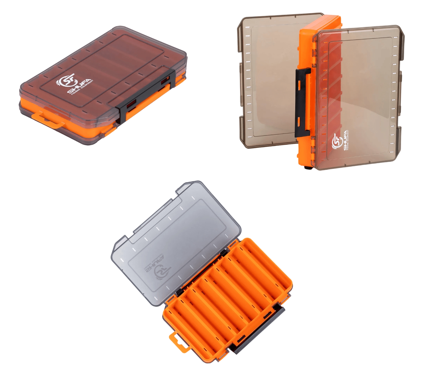 Shufa Lure Box F04 Çift Taraflı 105mm Turuncu Maket Yem Kutusu
