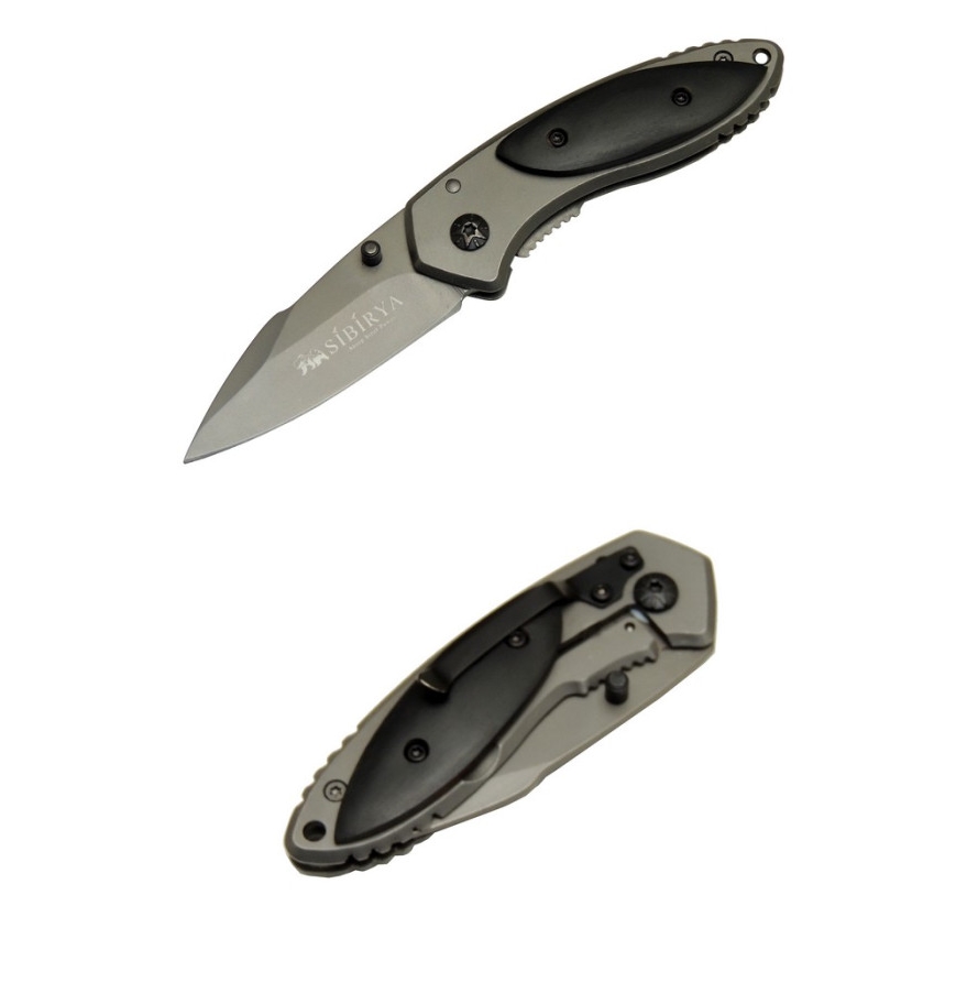 Sibirya S-11 14.5cm Titanium Taşıma Klispli Cep Çakısı