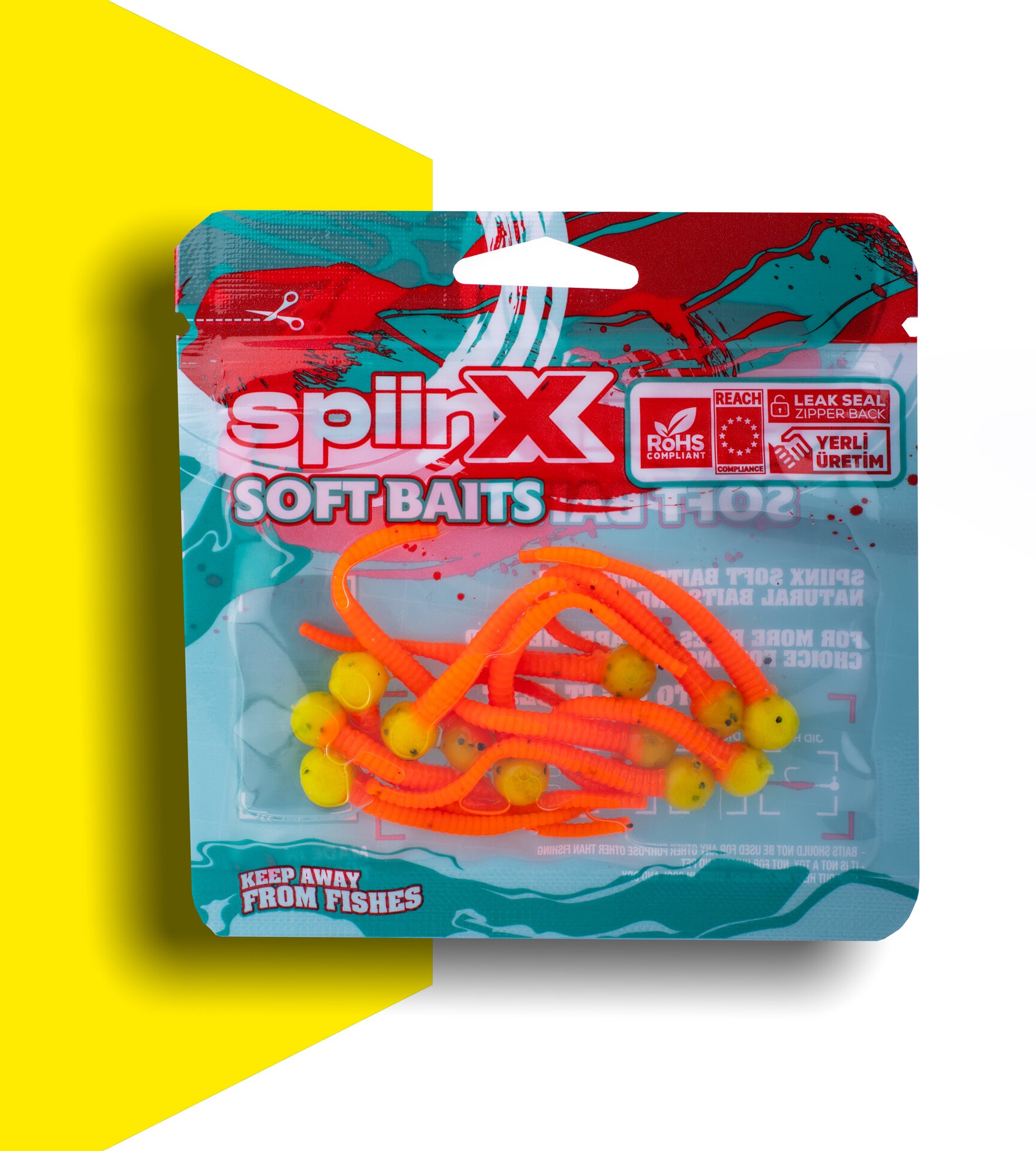 SpiinX Mice Tail SİLİKON 8CM 12P Fire Tiger