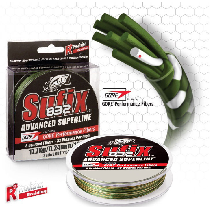 Sufix 832 Advanced Low Vis Green 9.2 Kg 120m İp Misina