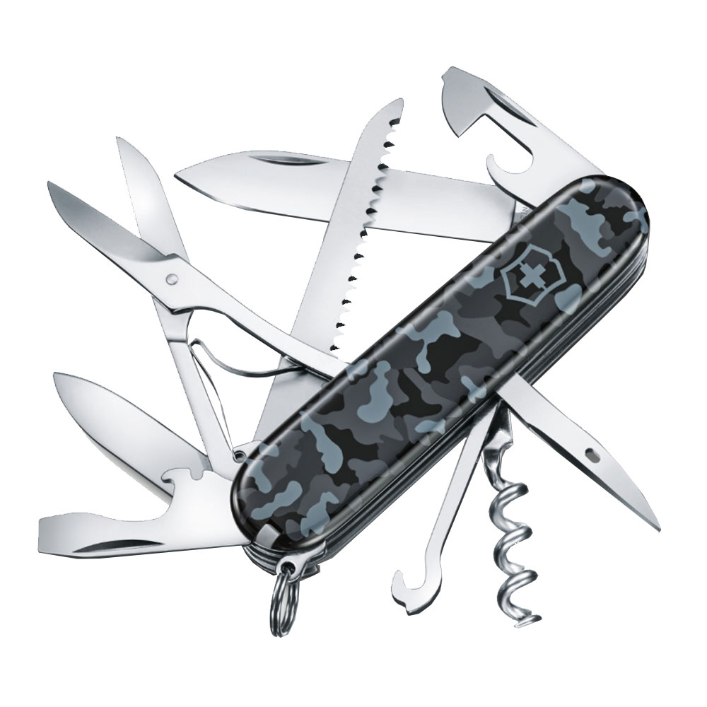Victorinox 1.3713.942 Huntsman 91mm Lacivert Kamuflaj Çakı