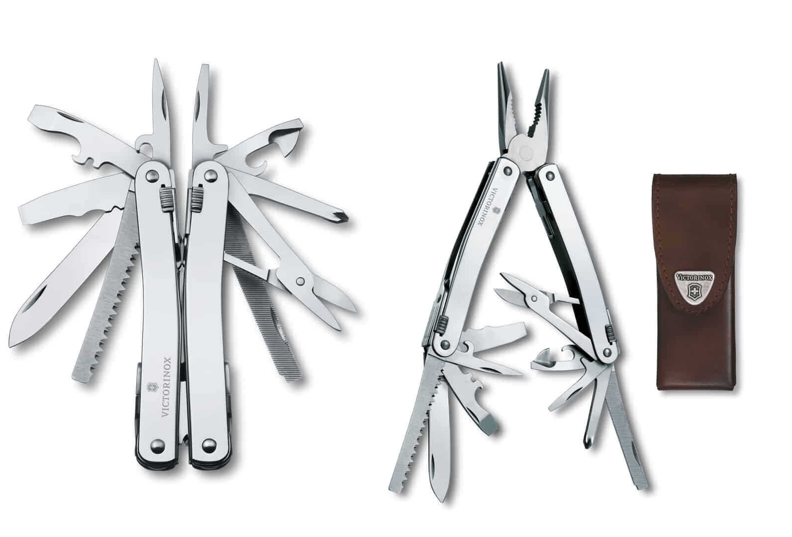 Victorinox 3.0224.L SwissTool Spirit X Fonksyonlu İsviçre (Deri Kılıflı)