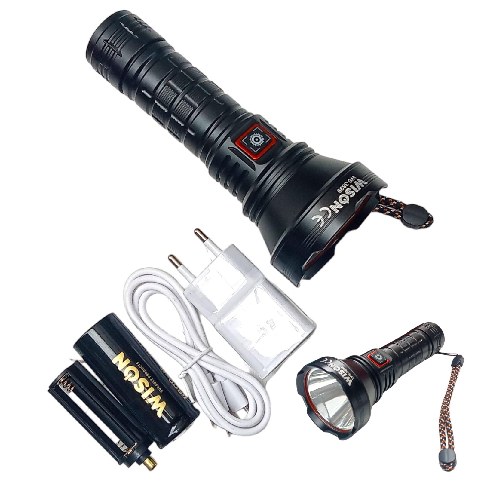 Wison WS-3899 50w 4800mAh Sarjlı Uzun Menzilli Profesyonel El Feneri