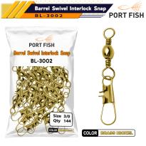 Portfish BL-3002 Klipsli Fırdöndü-Kilitli Sarı 144 Lü