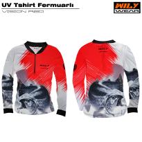 Wily Wear UV T-Shirt Fermuarlı Vision Red